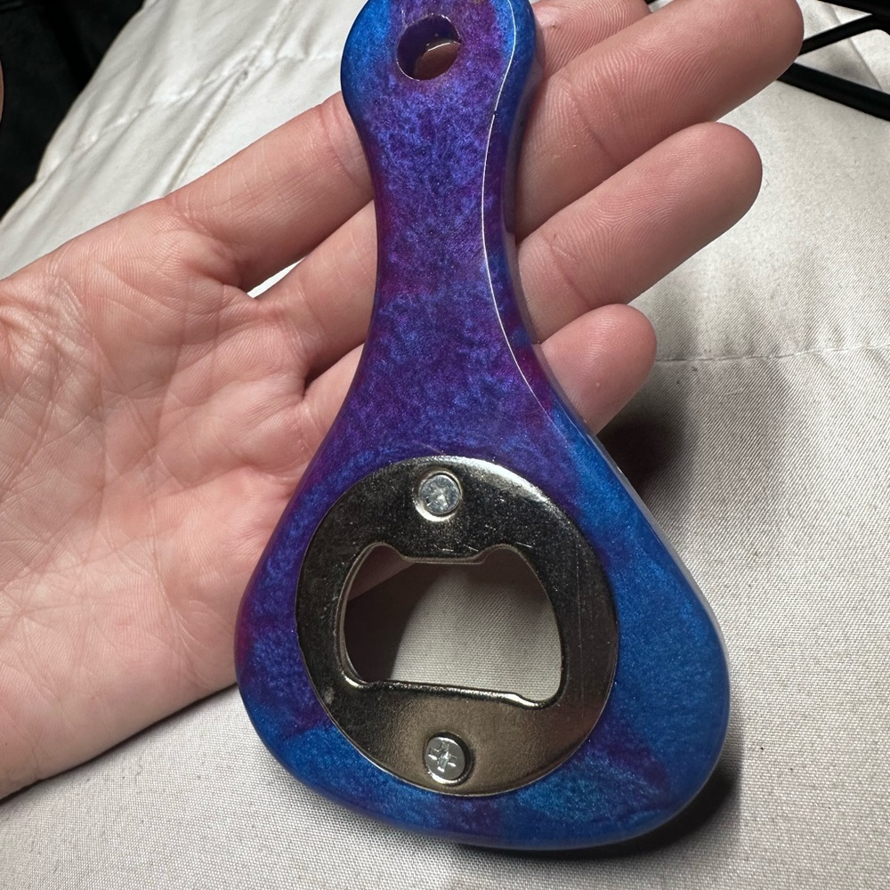 Blue and Purple Bottle Opener